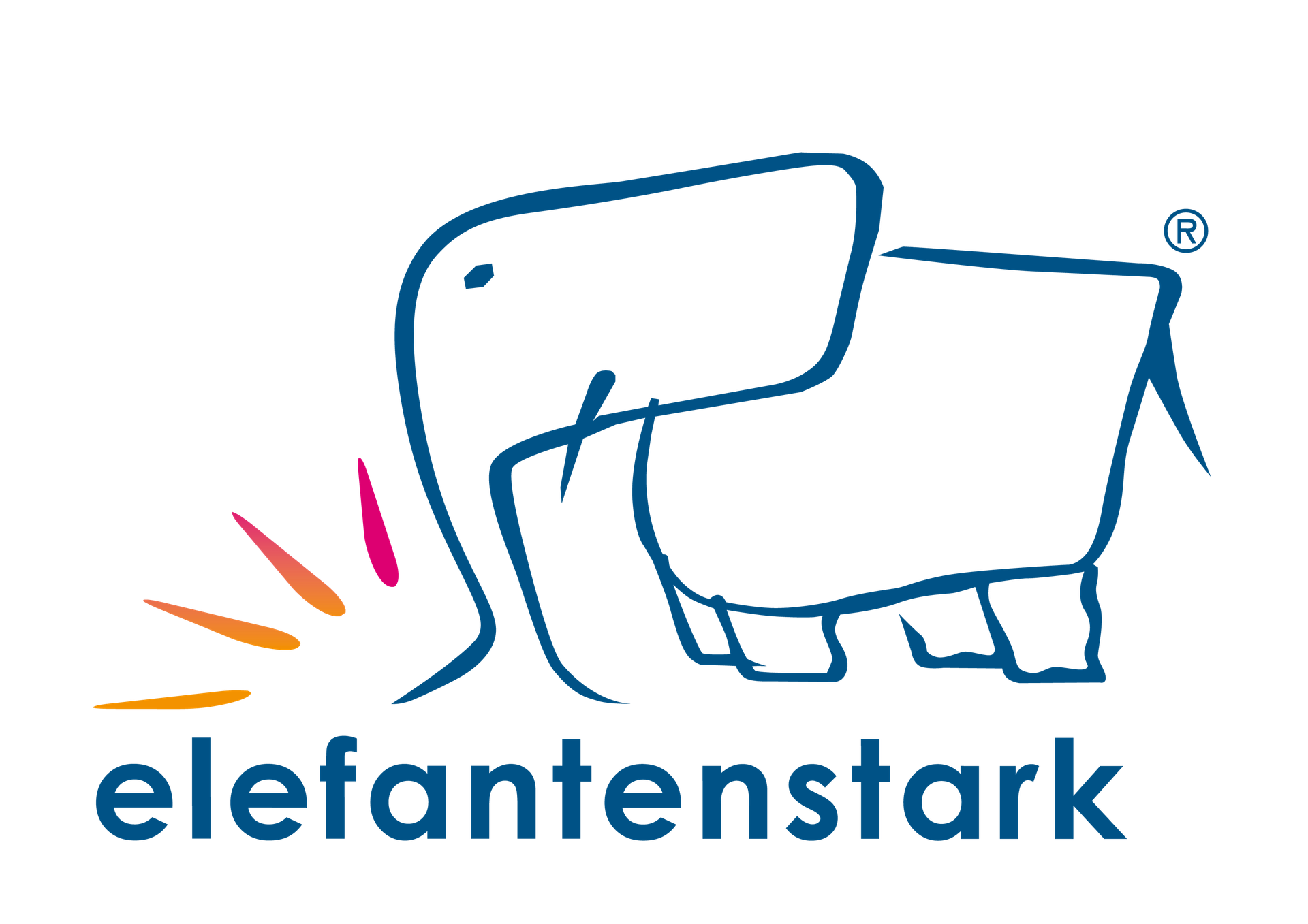 elefantenstark Logo ohne Farbverlauf